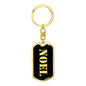 Noel v3 - Luxury Dog Tag Keychain