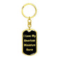 Love My American Miniature Horse v2 - Luxury Dog Tag Keychain