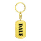 Dale - Luxury Dog Tag Keychain