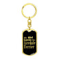 Airedale Terrier v2 - Luxury Dog Tag Keychain