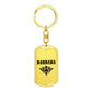 Barbara v01a - Luxury Dog Tag Keychain