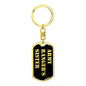 Army Ranger's Sister v2 - Luxury Dog Tag Keychain
