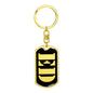 Ed v3 - Luxury Dog Tag Keychain