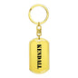 Kendall - Luxury Dog Tag Keychain