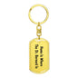 St. Bernard's Home - Luxury Dog Tag Keychain