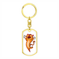 Tiger 02 - Luxury Dog Tag Keychain