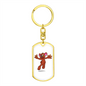 Koala 01 - Luxury Dog Tag Keychain