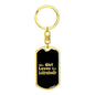 Goldendoodle v2 - Luxury Dog Tag Keychain