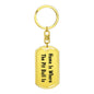 Pit Bull's Home - Luxury Dog Tag Keychain