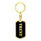 Trent v3 - Luxury Dog Tag Keychain
