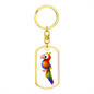 Parrot 01 - Luxury Dog Tag Keychain