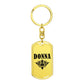 Donna v01a - Luxury Dog Tag Keychain