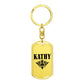 Kathy v01a - Luxury Dog Tag Keychain
