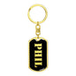 Phil v3 - Luxury Dog Tag Keychain
