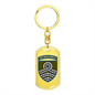 59th Motorized Infantry Brigade (Ukraine) - Luxury Dog Tag Keychain