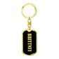 Brittney v02 - Luxury Dog Tag Keychain