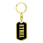 Ethel v02 - Luxury Dog Tag Keychain