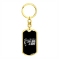 Bad To The Bone - Luxury Dog Tag Keychain