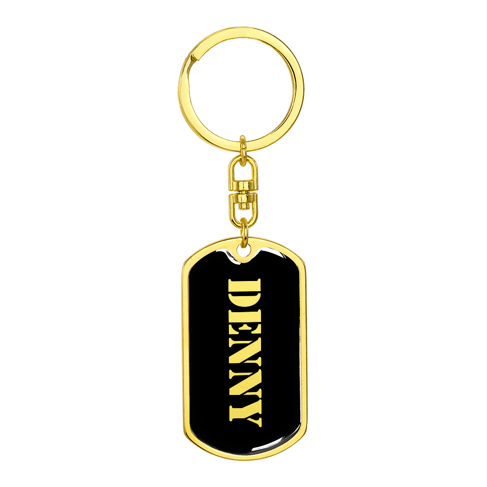 Denny v2 - Luxury Dog Tag Keychain