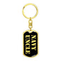 Navy Uncle v2 - Luxury Dog Tag Keychain