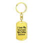 Love My Nova Scotia Duck Tolling Retriever - Luxury Dog Tag Keychain