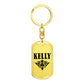 Kelly v01a - Luxury Dog Tag Keychain