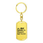 Miniature Bull Terrier - Luxury Dog Tag Keychain