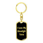 Love My Glowlight Tetra v2 - Luxury Dog Tag Keychain