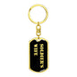 Soldier's Wife v2 - Luxury Dog Tag Keychain