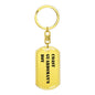 Coast Guardsman's Boy - Luxury Dog Tag Keychain
