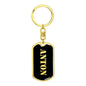 Anton v3 - Luxury Dog Tag Keychain