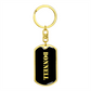 Donnell v2 - Luxury Dog Tag Keychain