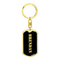 Brendan v3 - Luxury Dog Tag Keychain