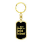 English Foxhound v2 - Luxury Dog Tag Keychain