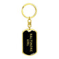 Baltimore Girl v5 - Luxury Dog Tag Keychain