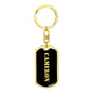Cameron v3 - Luxury Dog Tag Keychain