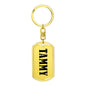 Tammy v01 - Luxury Dog Tag Keychain