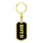 Boyd v3 - Luxury Dog Tag Keychain