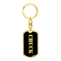Chuck v3 - Luxury Dog Tag Keychain