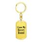 Love My Basset Hound - Luxury Dog Tag Keychain