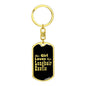 Longhair Exotic v2 - Luxury Dog Tag Keychain