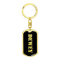 Dewey v3 - Luxury Dog Tag Keychain