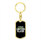 Soccer Dad - Luxury Dog Tag Keychain