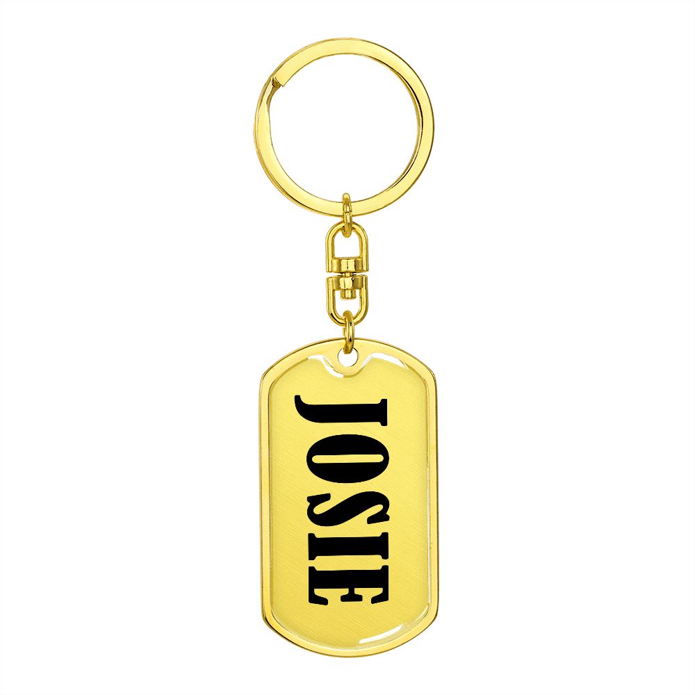 Josie v01 - Luxury Dog Tag Keychain