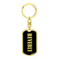 Beverly v02 - Luxury Dog Tag Keychain