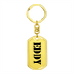Eddy - Luxury Dog Tag Keychain