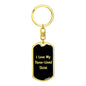Love My Three-Lined Skink v2 - Luxury Dog Tag Keychain