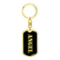 Angel v3 - Luxury Dog Tag Keychain