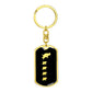 Mama Penguin With 4 Chicks v2 - Luxury Dog Tag Keychain