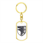 93rd Mechanized Brigade (Ukraine) v2 - Luxury Dog Tag Keychain